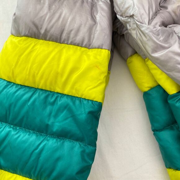 Uniqlo Down Filled Puffer Jacket Womens XS Gray Packable Coat Hooded Lightweight - Picture 4 of 11